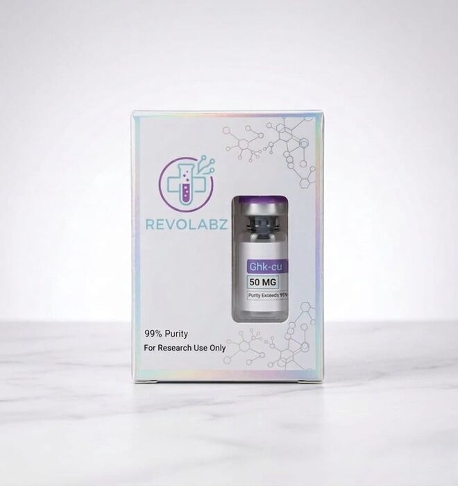 GHK-Cu 50 MG research peptide vial