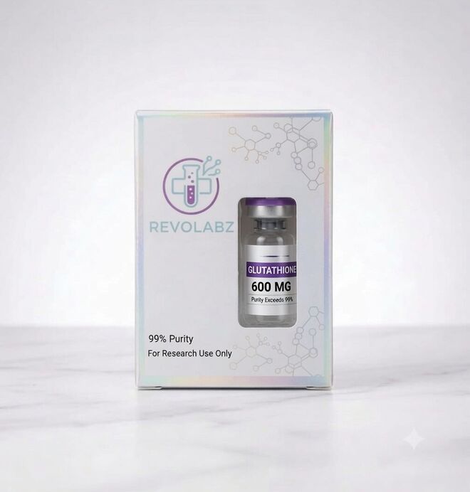 Glutathione 600 MG research peptide vial