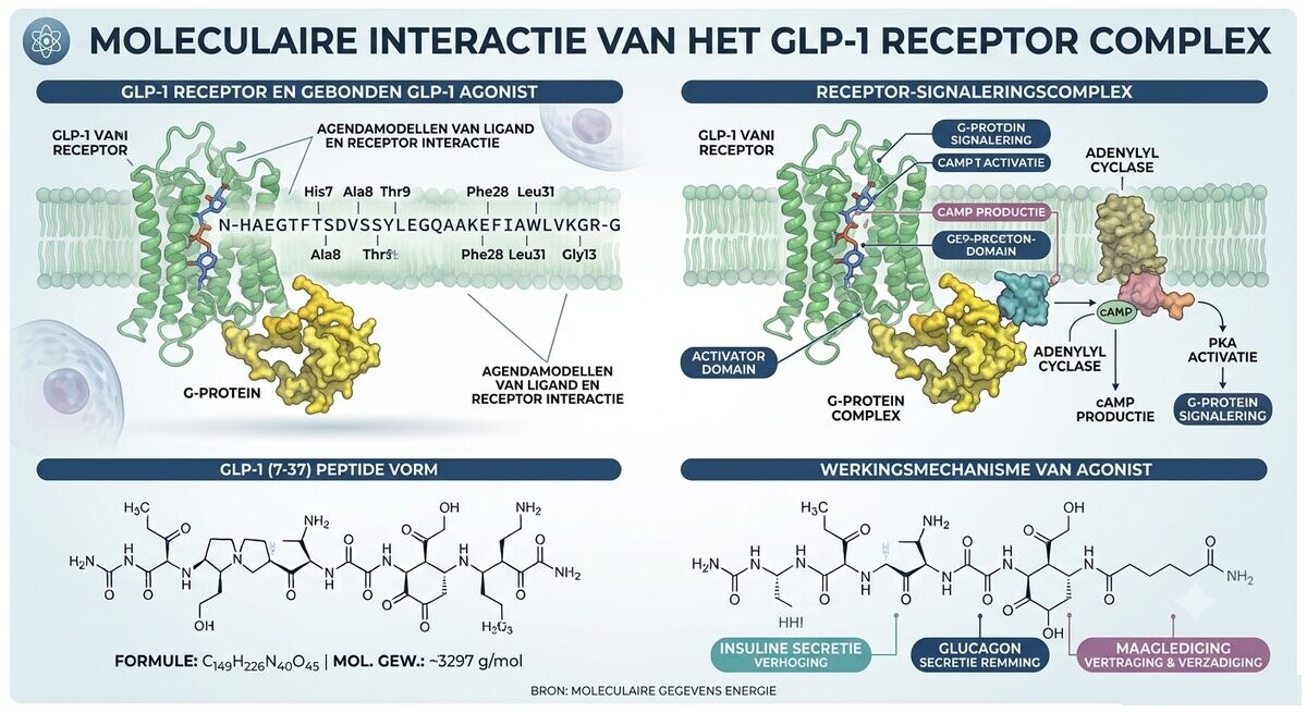 GLP-receptor peptides molecular structure