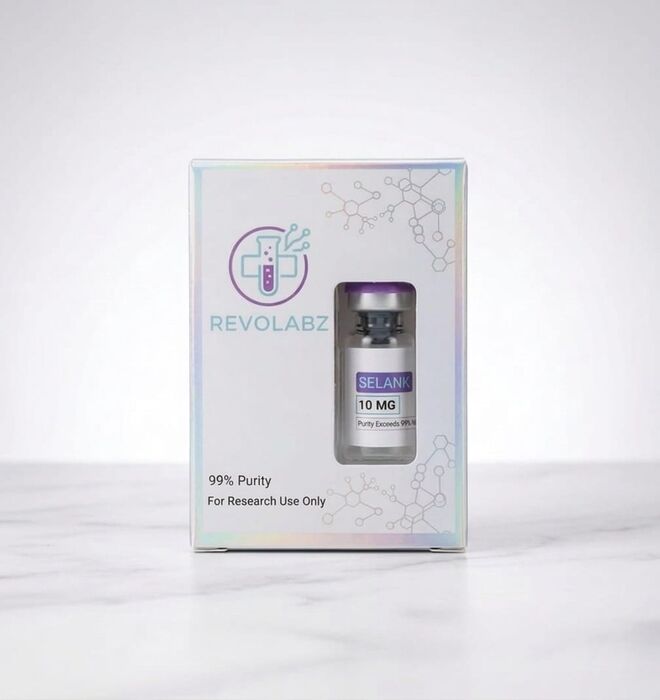 Selank 10 MG research peptide vial