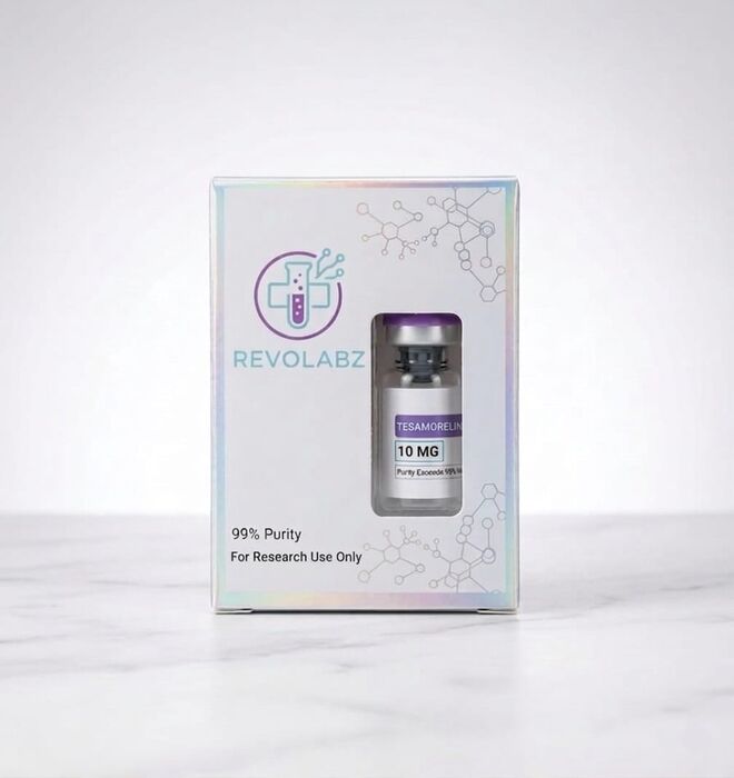 Tesamorelin 10 MG research peptide vial